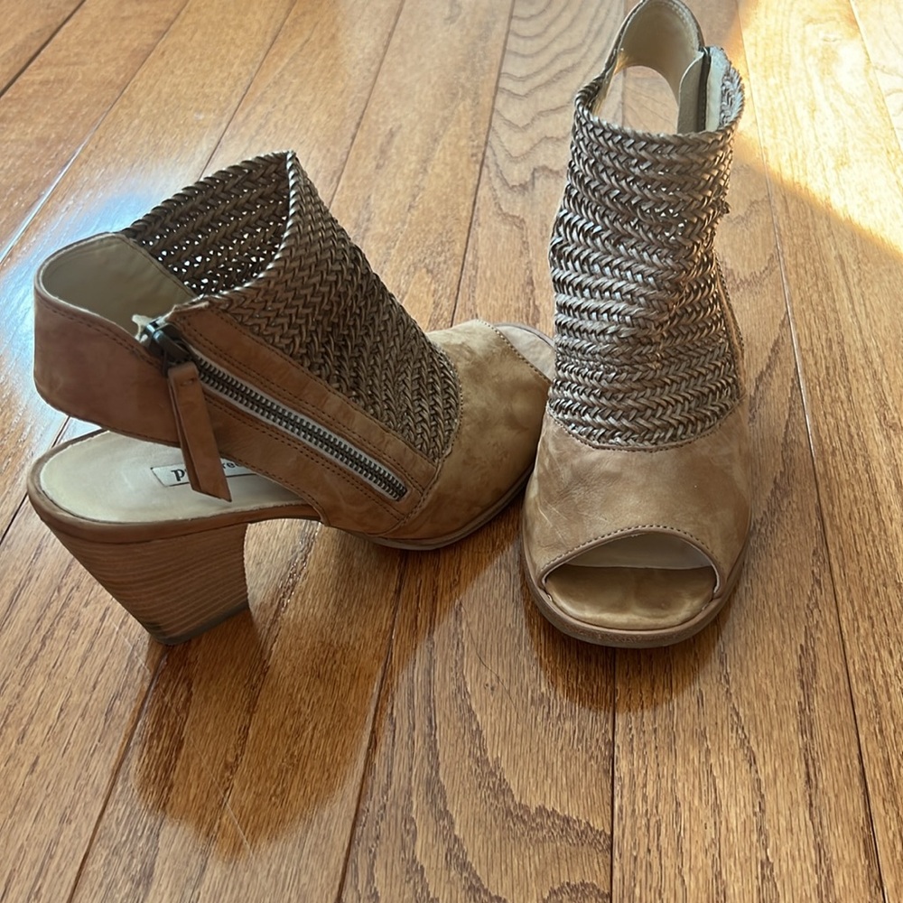 Paul Green Brown Suede Espadrilles